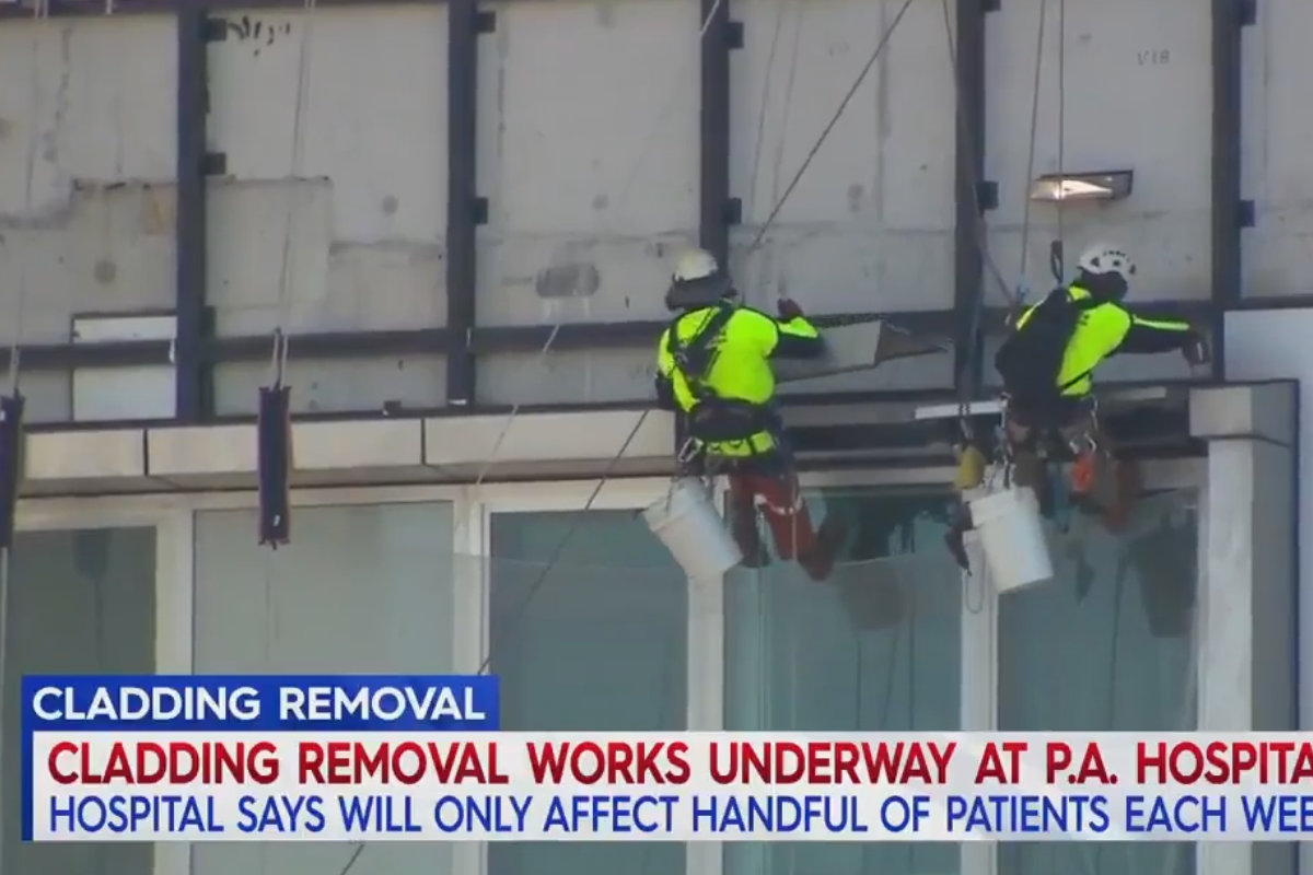 Removal of Flammable Cladding from Princess Alexandra Hospital
